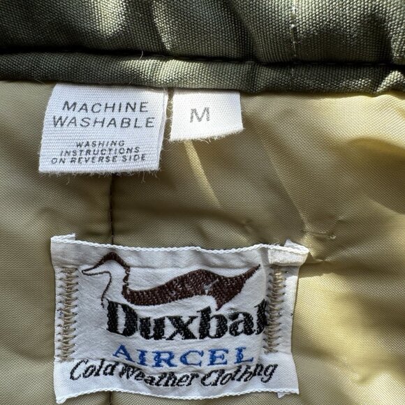 VTG Duxbak Aircel 90s USA Talon Zipper Vest Western Puffer Jacket Coat Green M - Picture 6 of 10